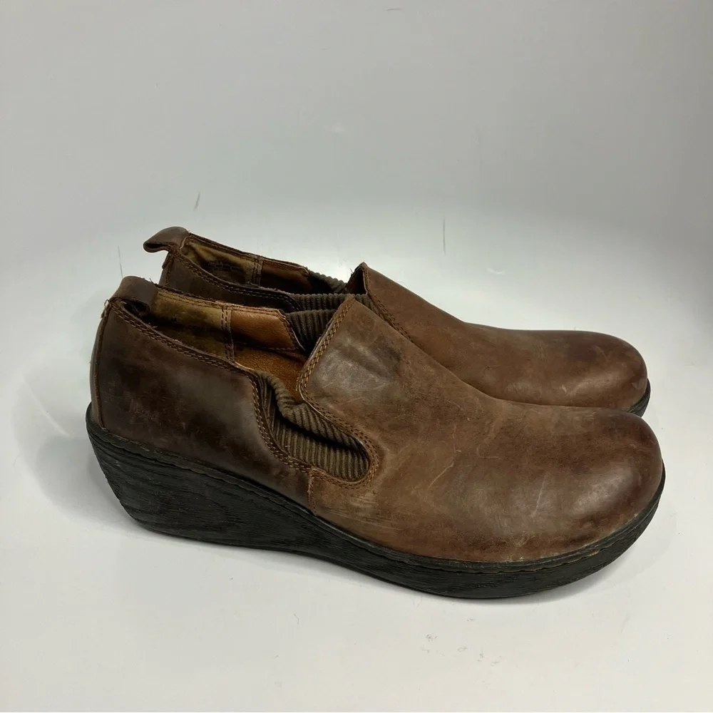 BOC Stefano wedge clog leather‎ size 11